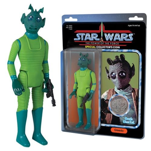 Star Wars Greedo Jumbo Vintage The Power of the Force Kenner Action Figure